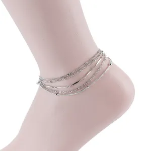 3 Piece Layered Anklets