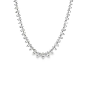 4.00ct 14k White Gold Diamond Necklace