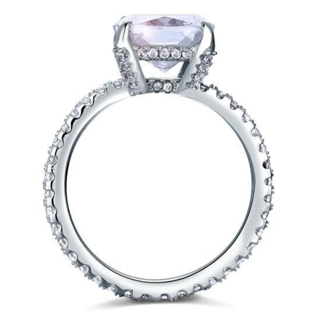 5 Carat Cushion-Cut Diamond Ring