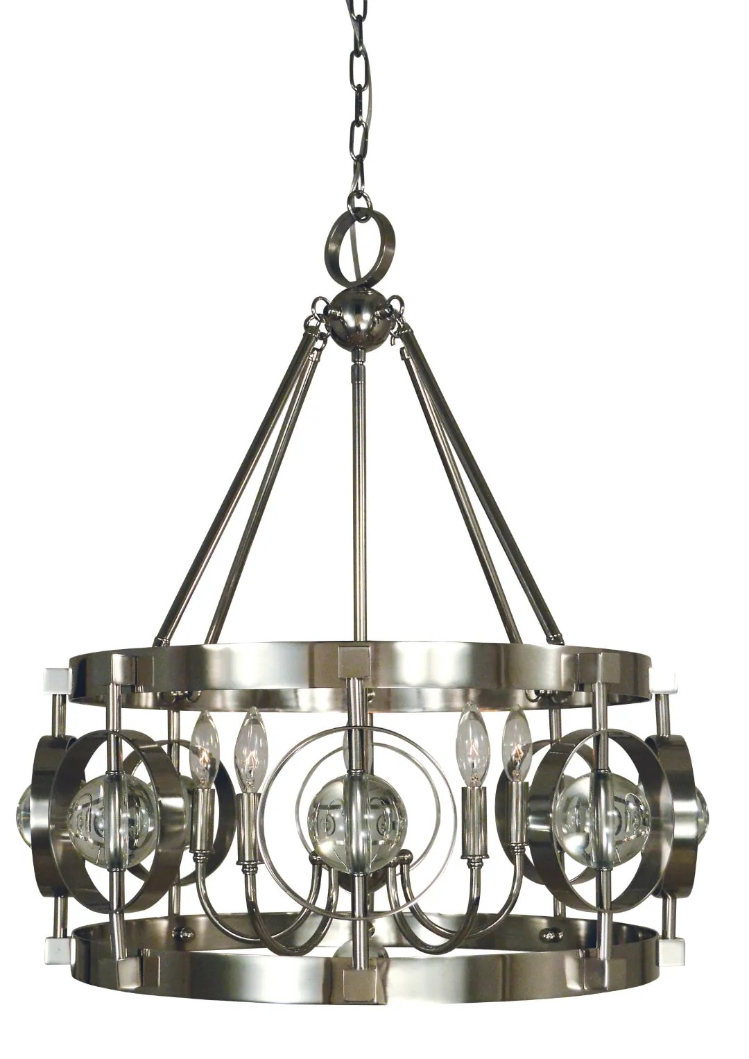 5-Light Ephemeris Dining Chandelier - Glamorous Crystal Elegance for Luxurious Home Interiors