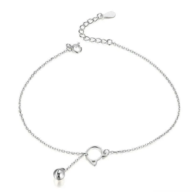 925 Sterling Silver - Anklet Charm Jewelry - Essential Bead - SCT002