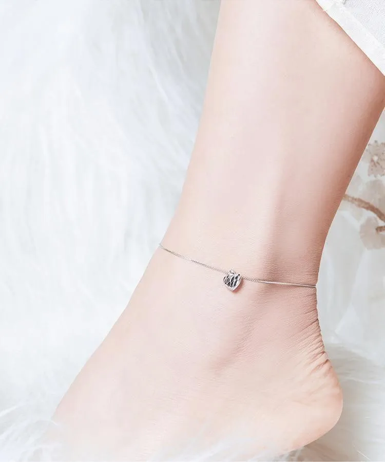 925 Sterling Silver - Anklet Charm Jewelry - Essential Bead - SCT002