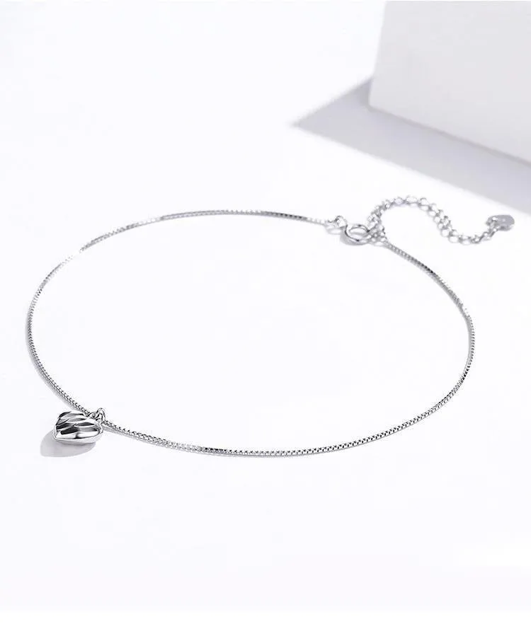 925 Sterling Silver - Anklet Charm Jewelry - Essential Bead - SCT002