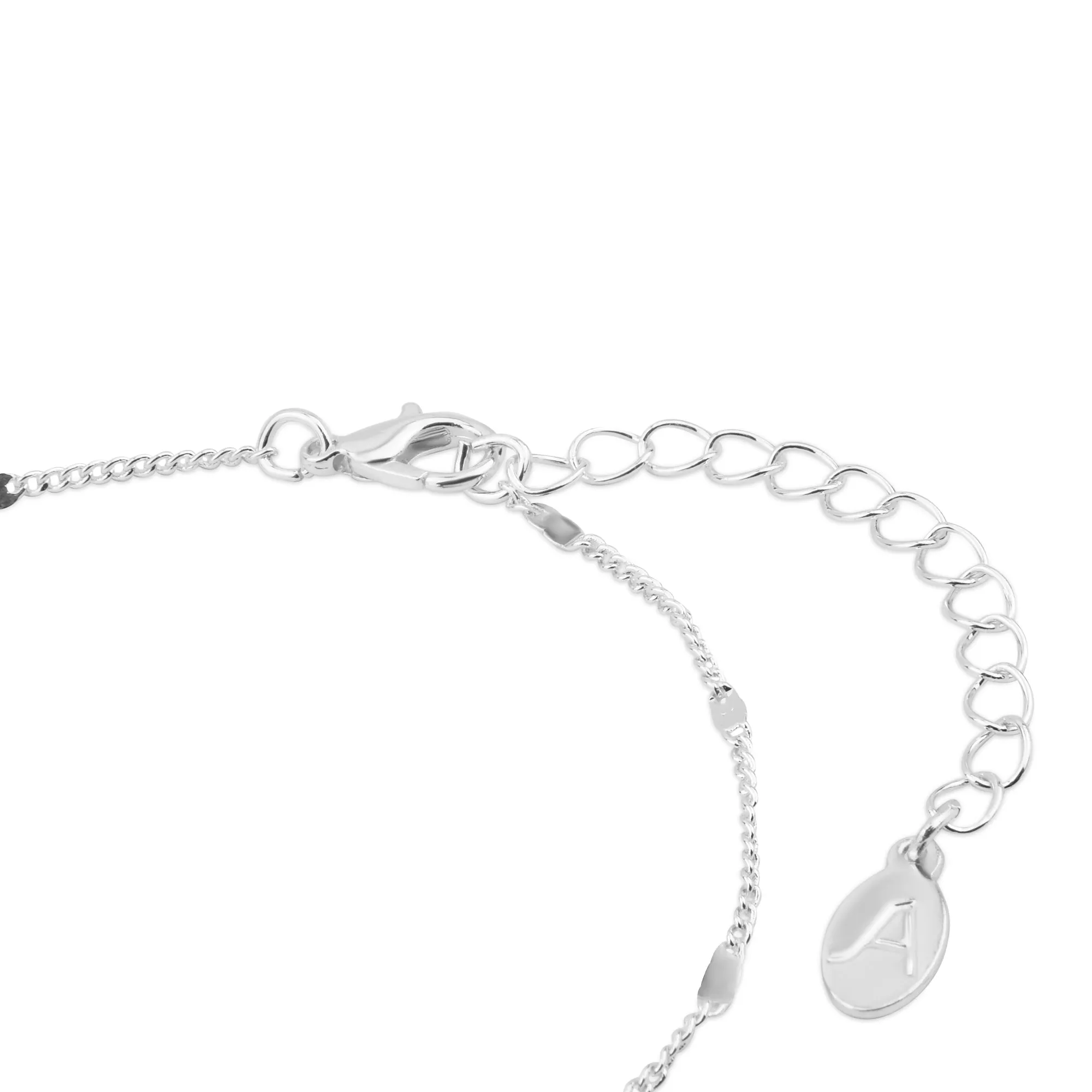 Accessorize London Women's Silver Bead Drop Anklets Pack Of 4