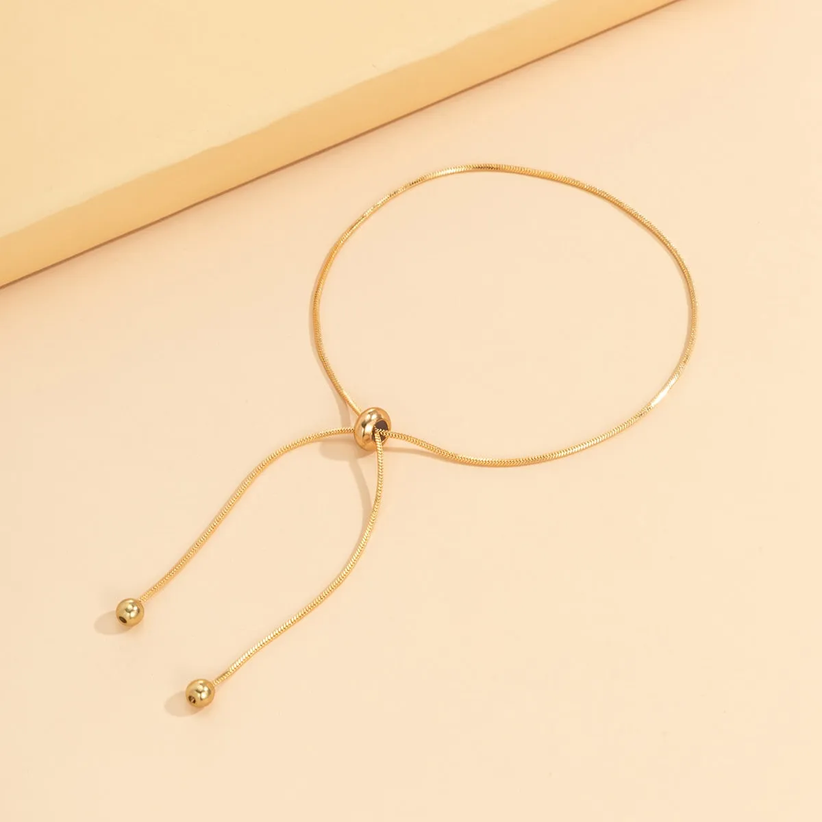 ADJUSTABLE CHAIN ANKLET