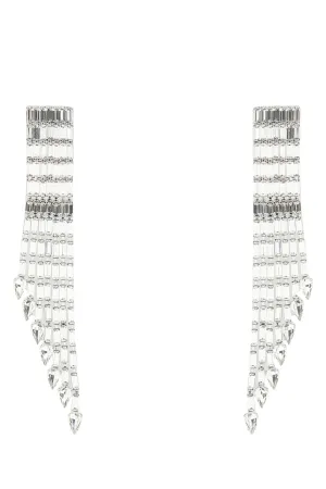 Alessandra Rich Crystal Embellished Earrings