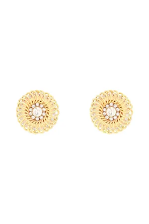 Alessandra rich spiral earrings