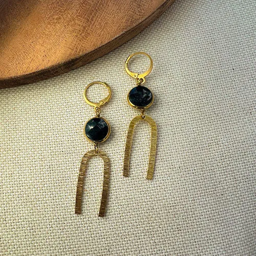 Antigua Collection: Apatite Arch Earring