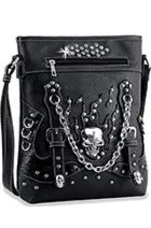 Bag - Crossbody Skull Chain