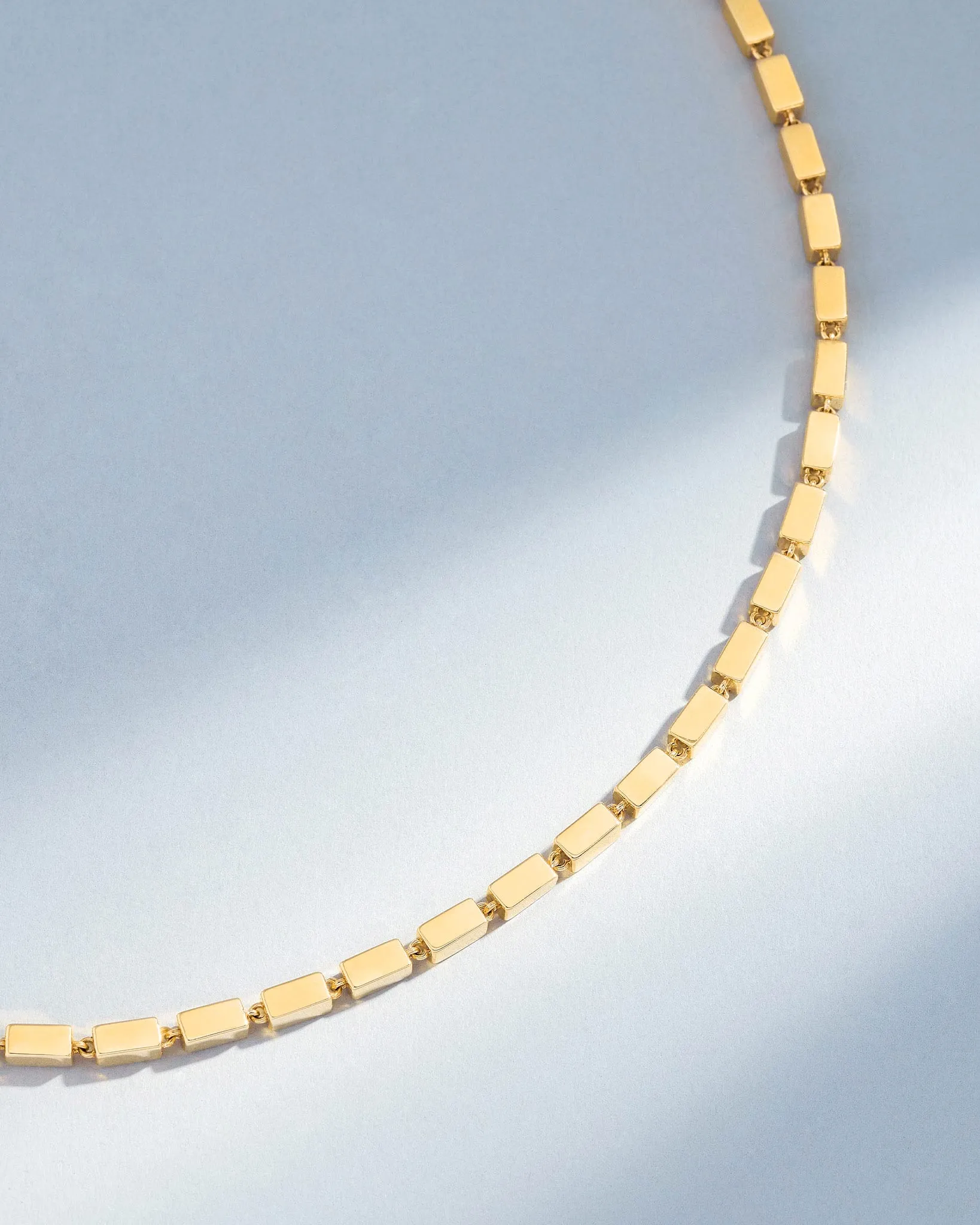 Block-Chain Thick Necklace