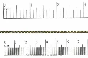 CH30, 2mm Rolo Chain  - Per Foot