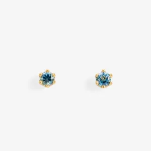 E1901AQ | Baby Aquamarine Studs