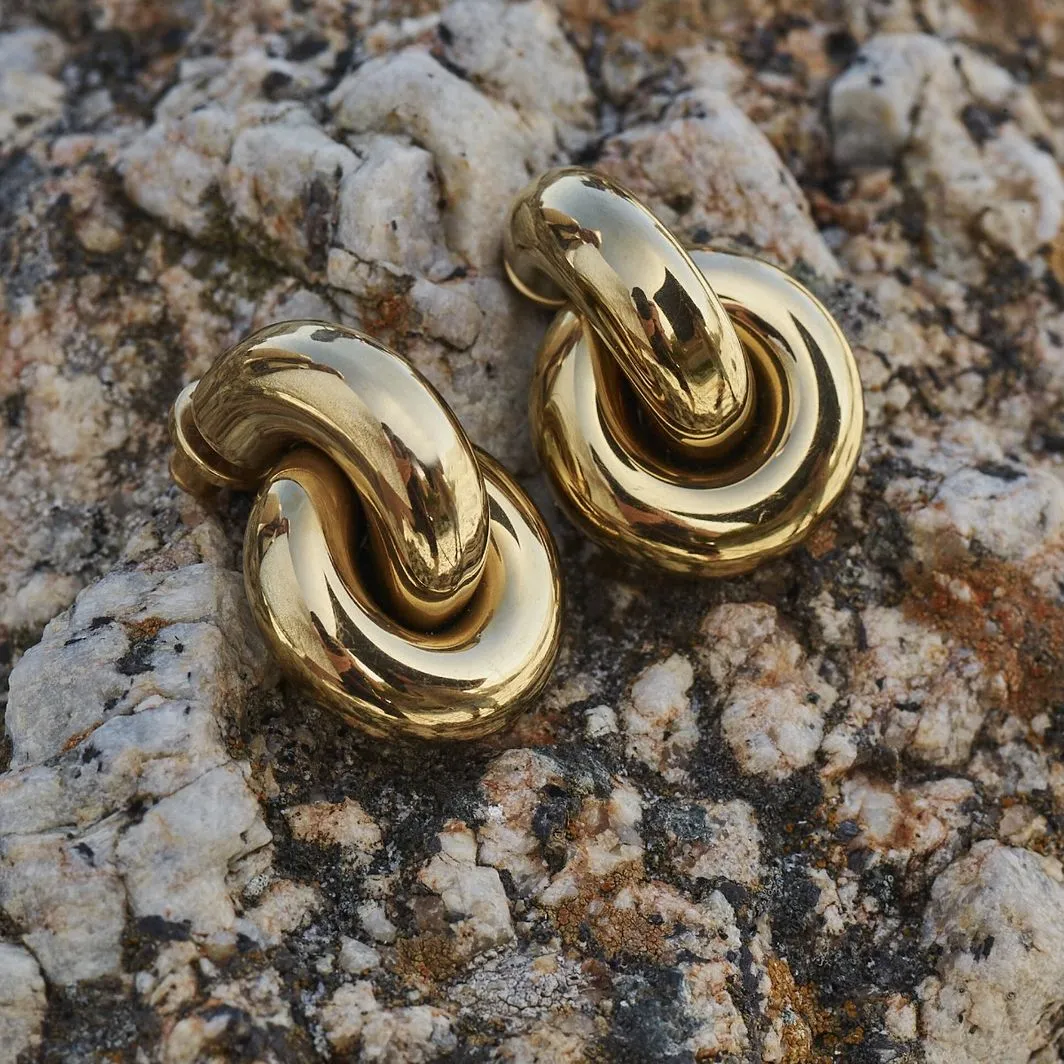 Edblad Redondo Studs Large Earrings - Gold