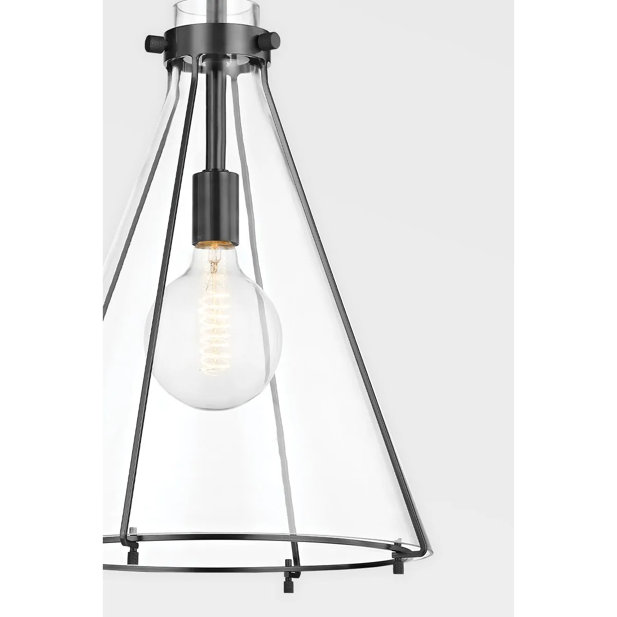 Eldridge 14 in. Cone Pendant Light Old Bronze Finish