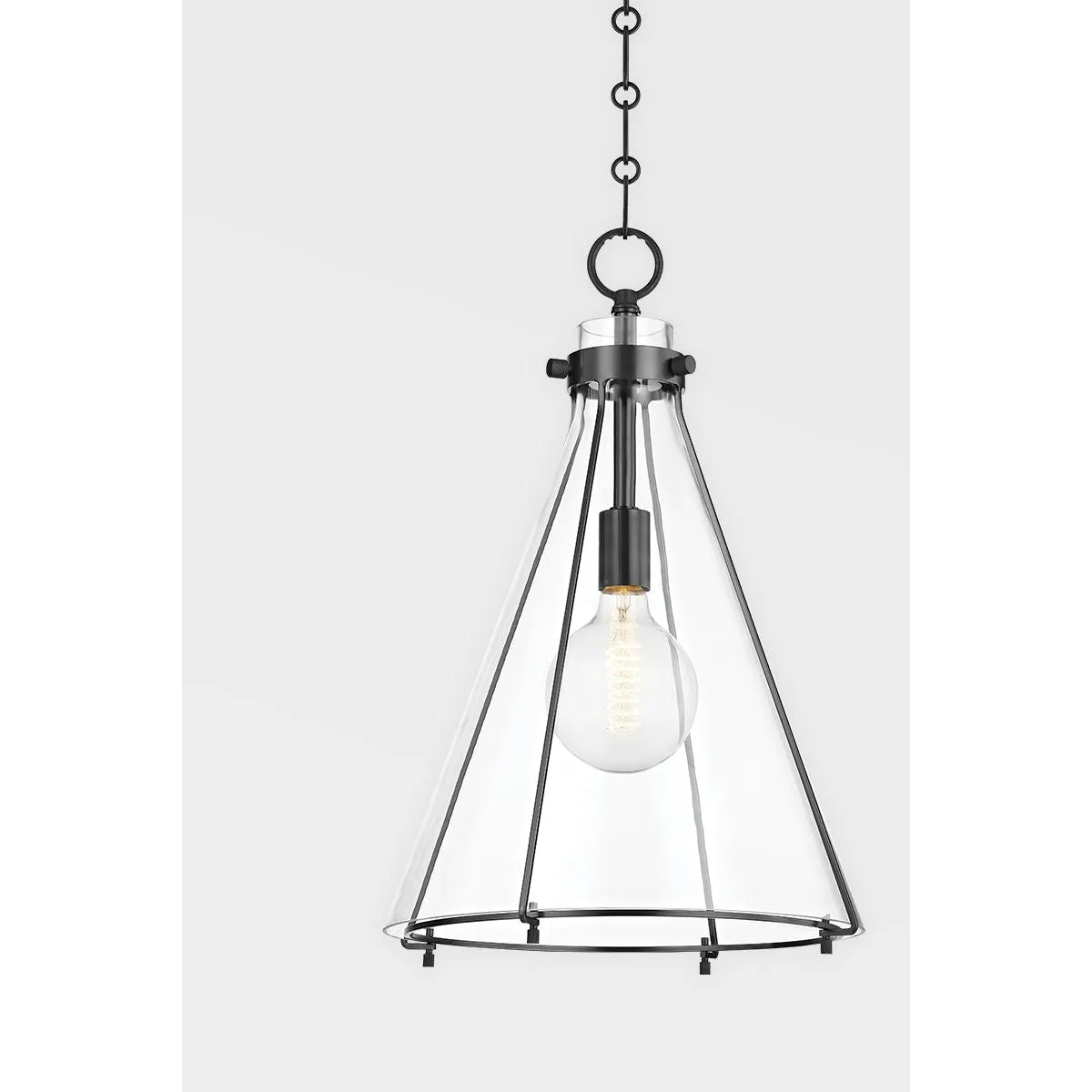 Eldridge 14 in. Cone Pendant Light Old Bronze Finish