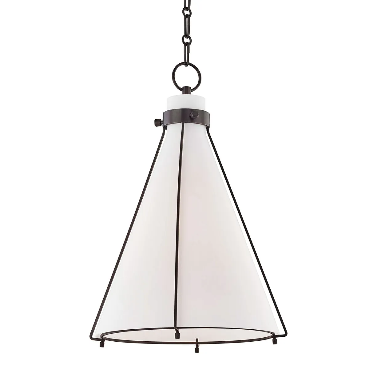 Eldridge 16 in. Cone Pendant Light Old Bronze Finish