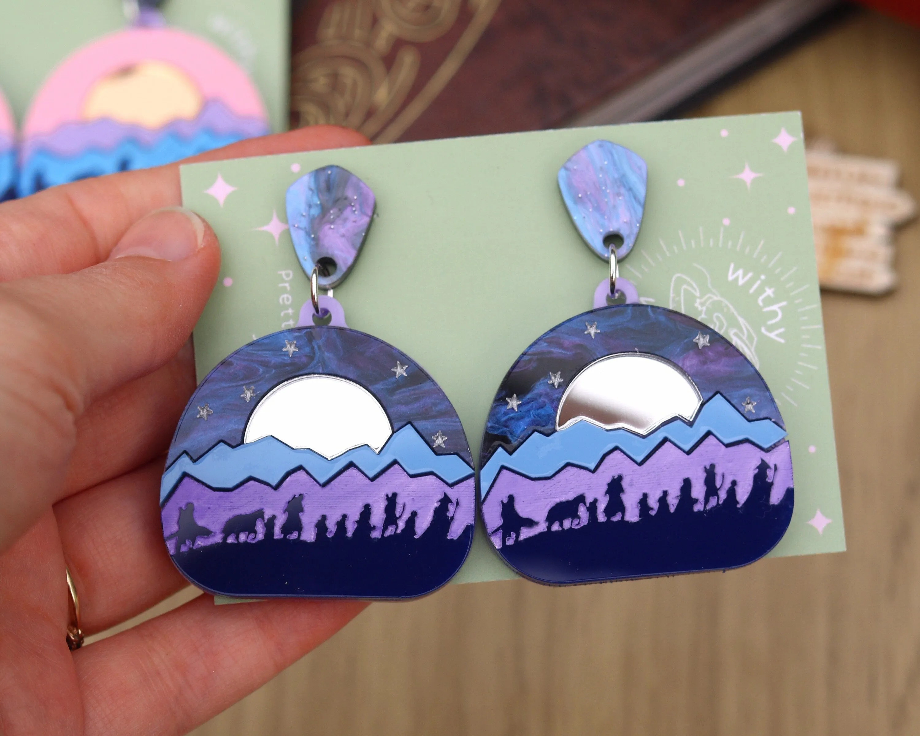 Fellowship Moonlight Acrylic Earrings