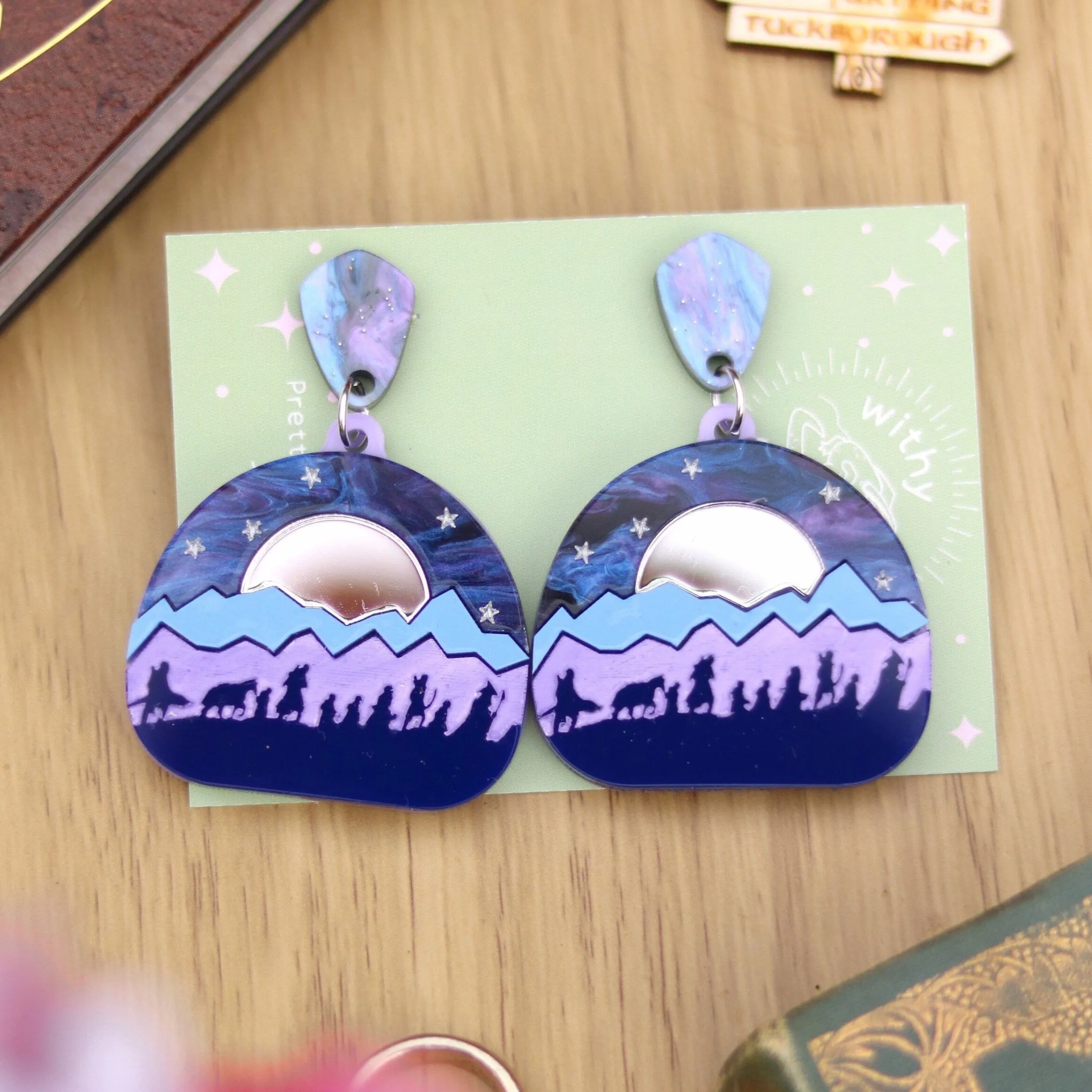 Fellowship Moonlight Acrylic Earrings