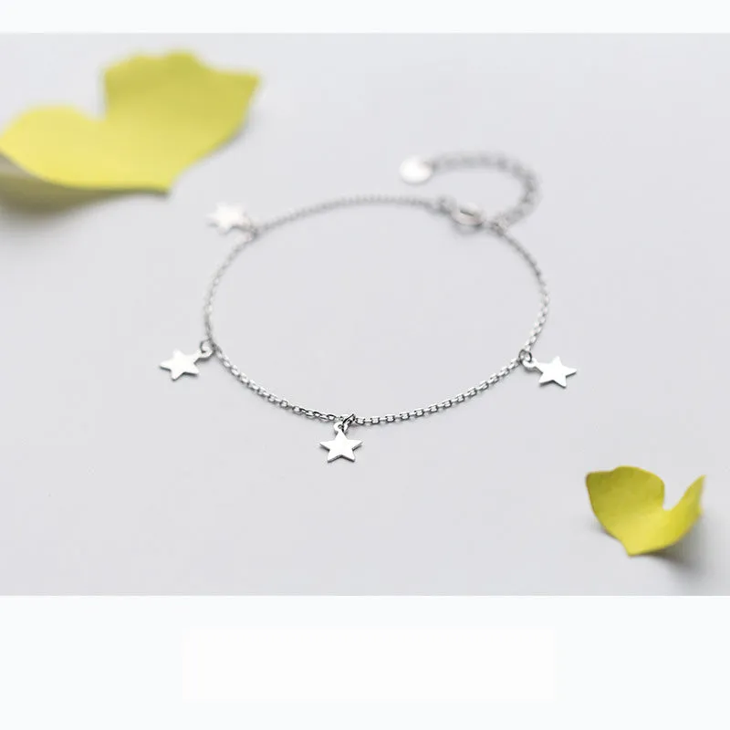 Five-Pointed Star Anklet Bracelet Cute Star Simple Jewelry