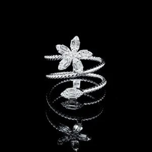 Floral Rositas Twirl Diamond Ring 14kt