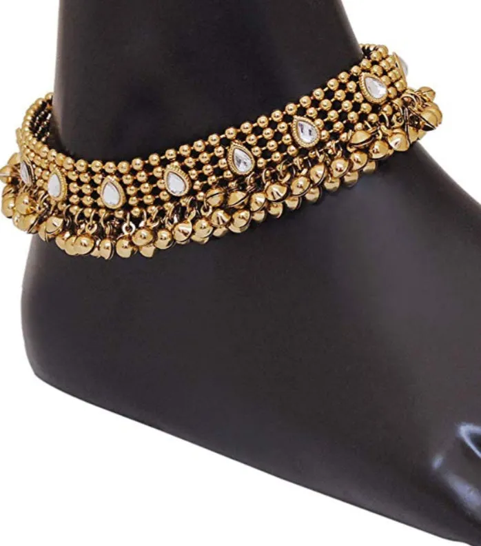 Gold-Plated Anklets