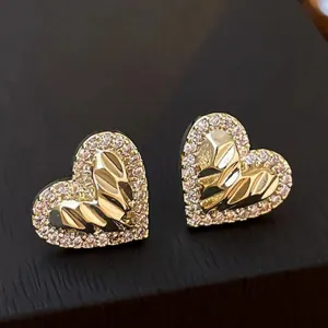 Golden Heart Studs