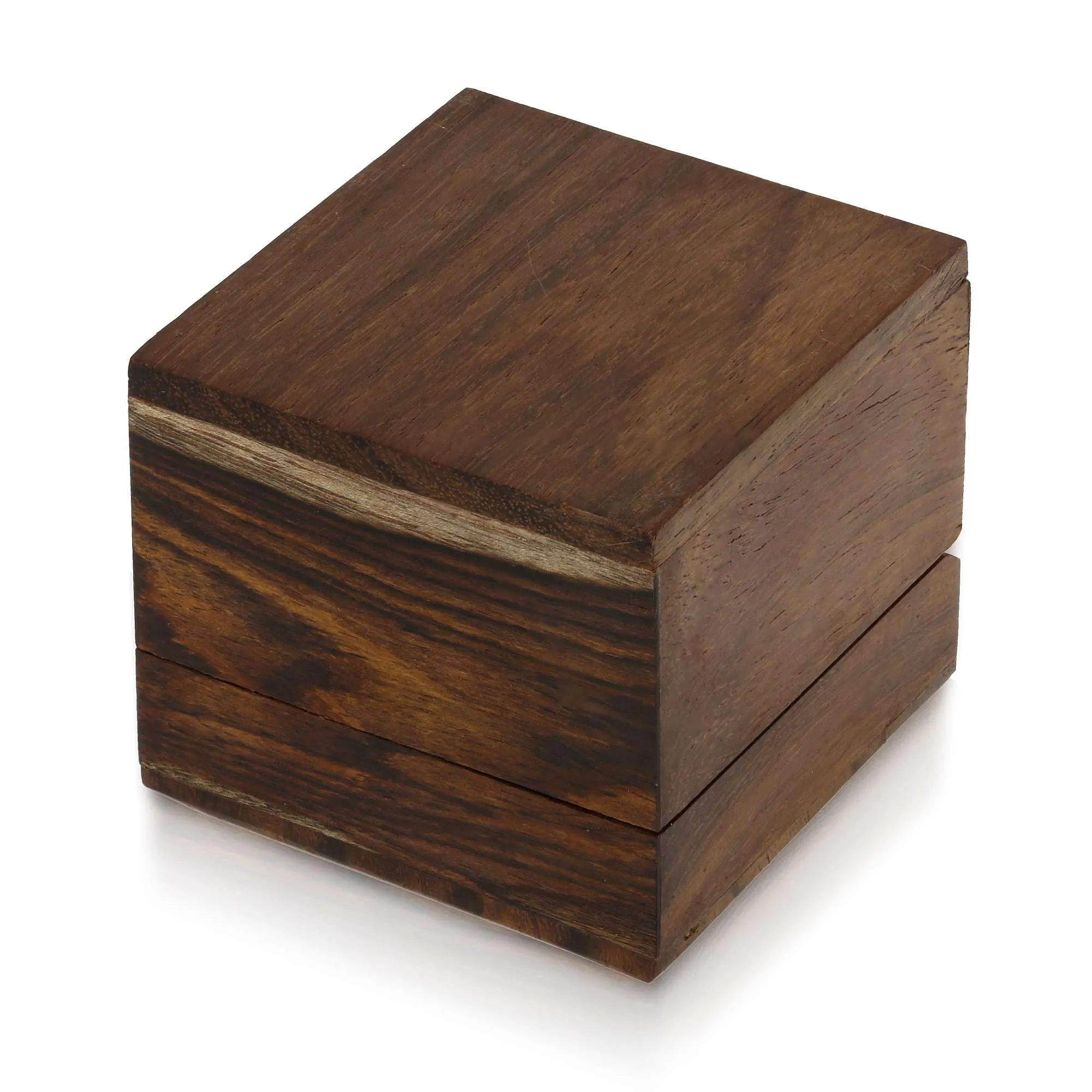 Handmade Indian Wooden Box for Jewelry -Perfect for Rings Earrings ToeRings & Cuff Links-Wood Trinket Box