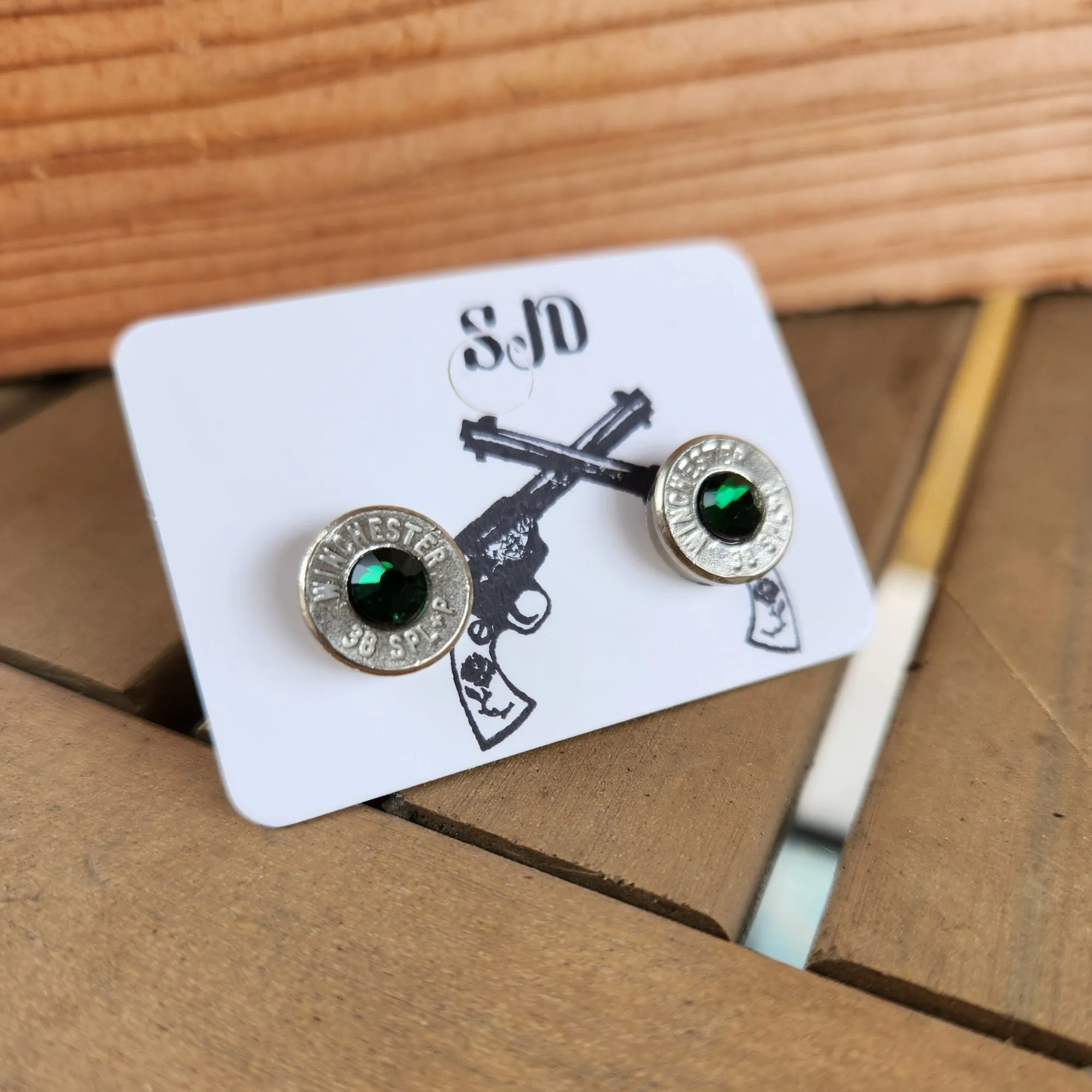 Headstamp Studs | Rich Jewel Tones