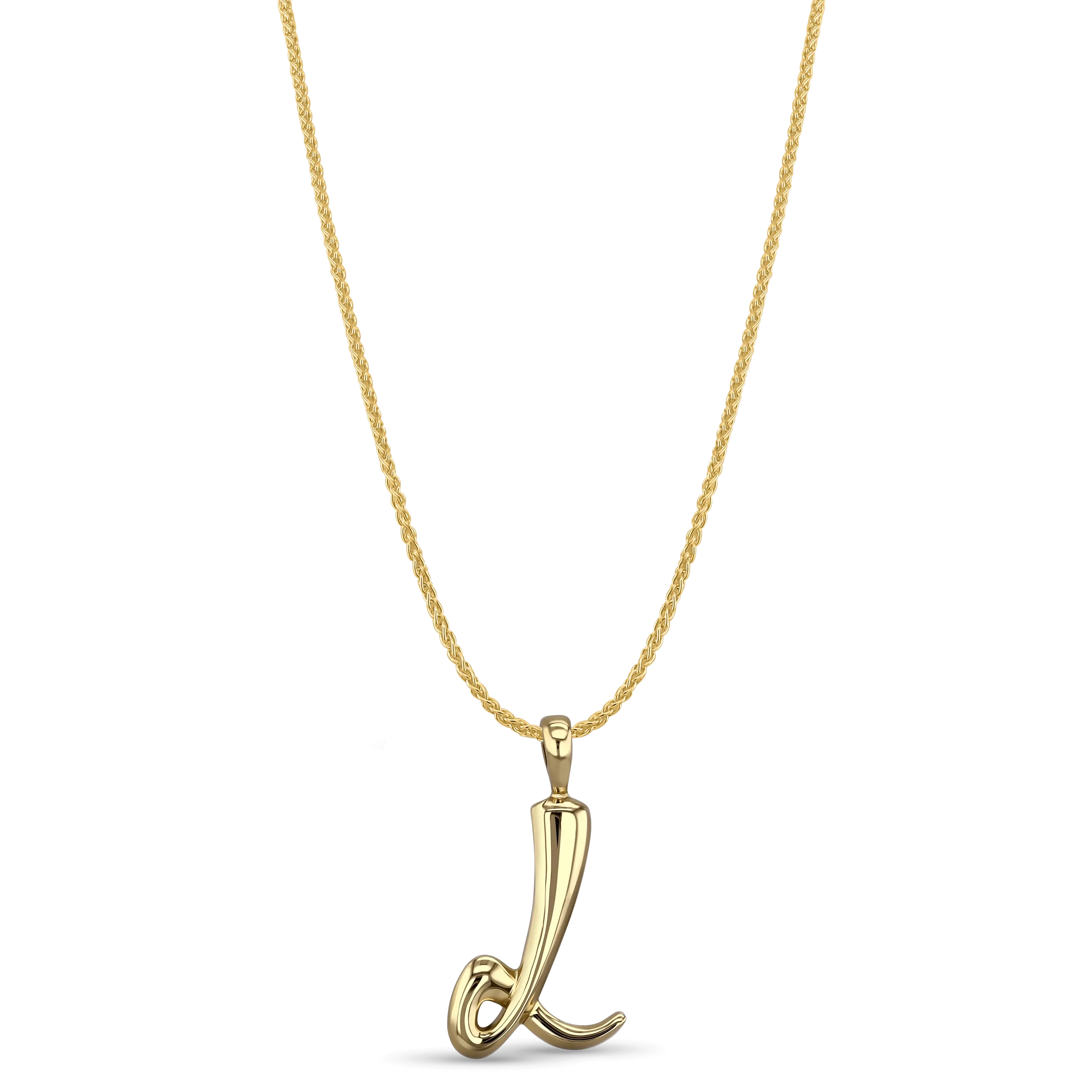 Initial L Love Letter Pendant