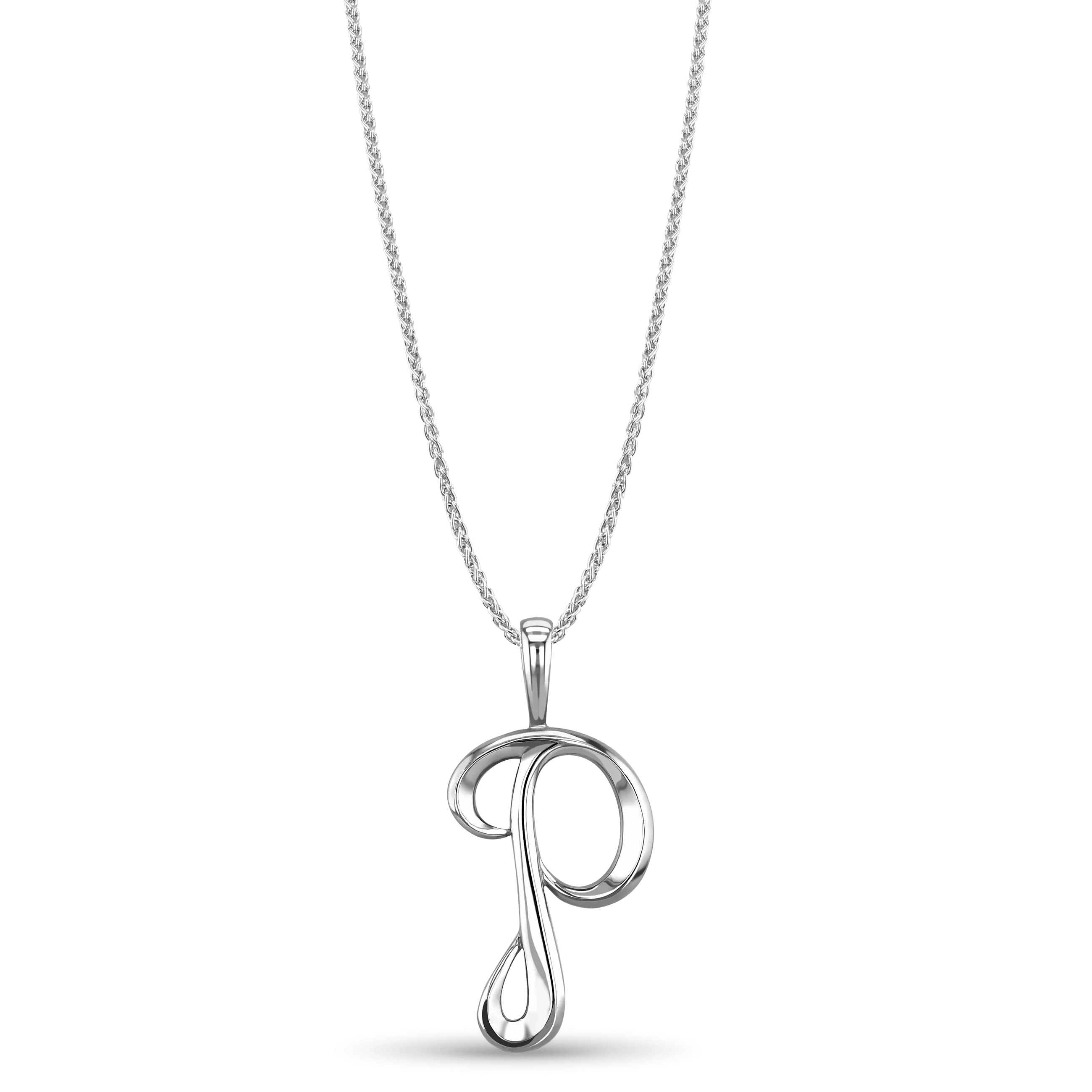 Initial P Love Letter Pendant