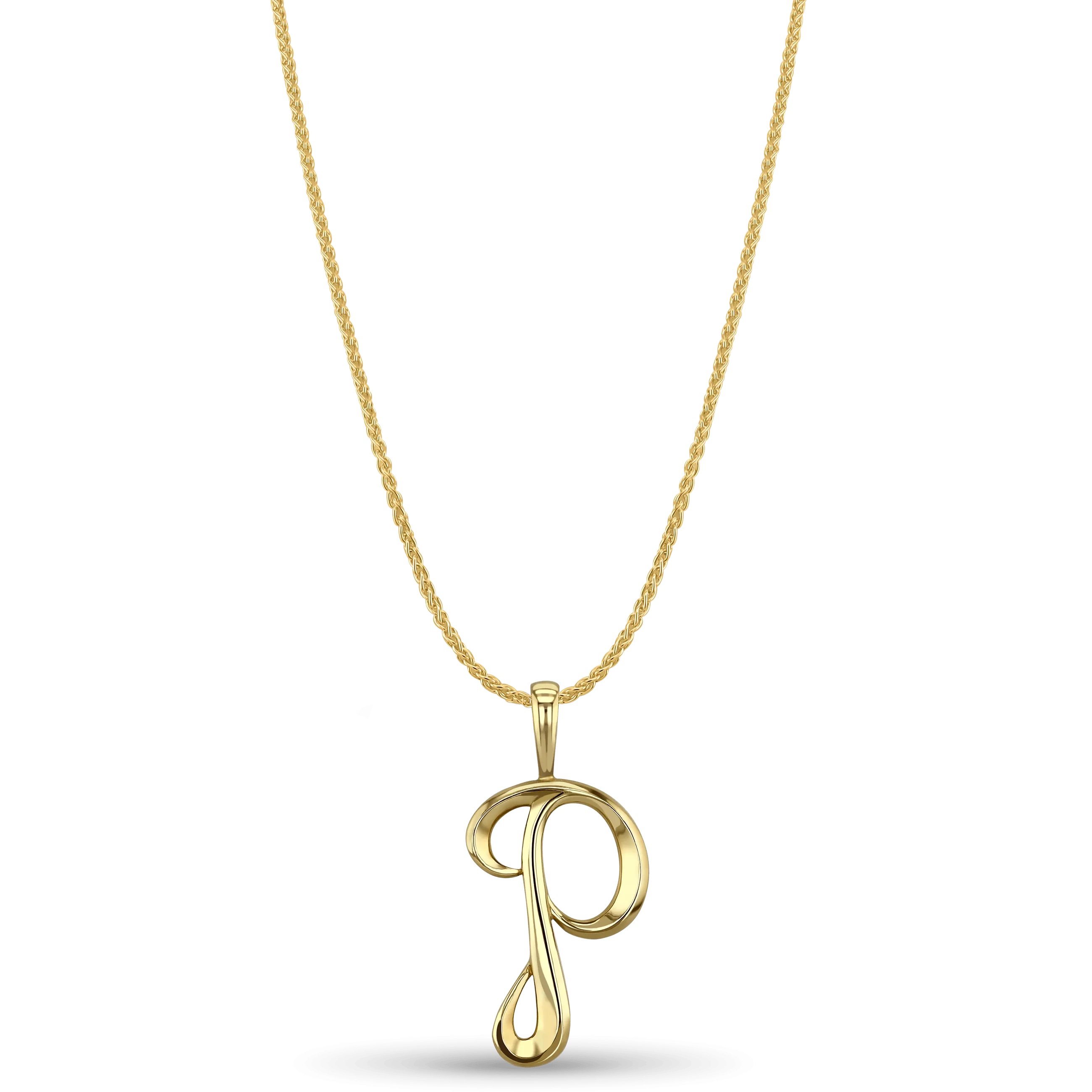 Initial P Love Letter Pendant