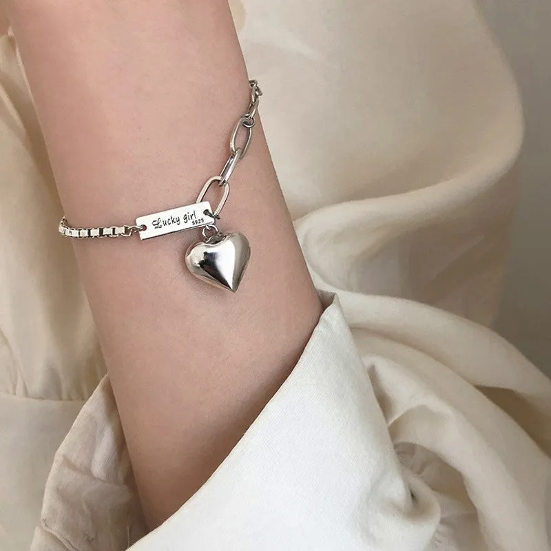 Love Bracelet Female Ins Niche Design Anklet