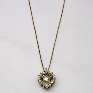 'Michael Hill' Diamond Pendant & Necklace | 0.50ctw | 18" |