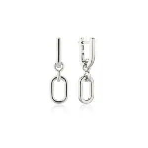 Monica Rich Kosann Sterling Silver Large Infinity Earrings