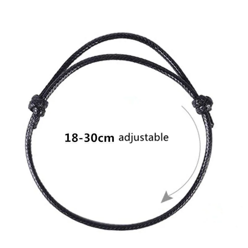 New Simple Handmade Anklets Adjustable Rope Lucky Ankle bracelet Foot Accessories for Girl Women