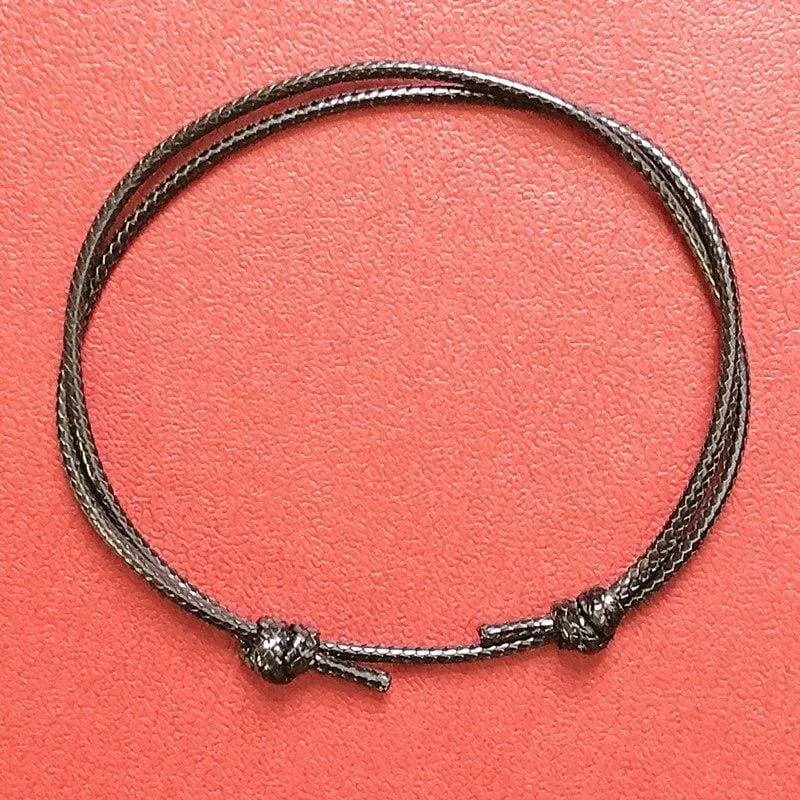 New Simple Handmade Anklets Adjustable Rope Lucky Ankle bracelet Foot Accessories for Girl Women