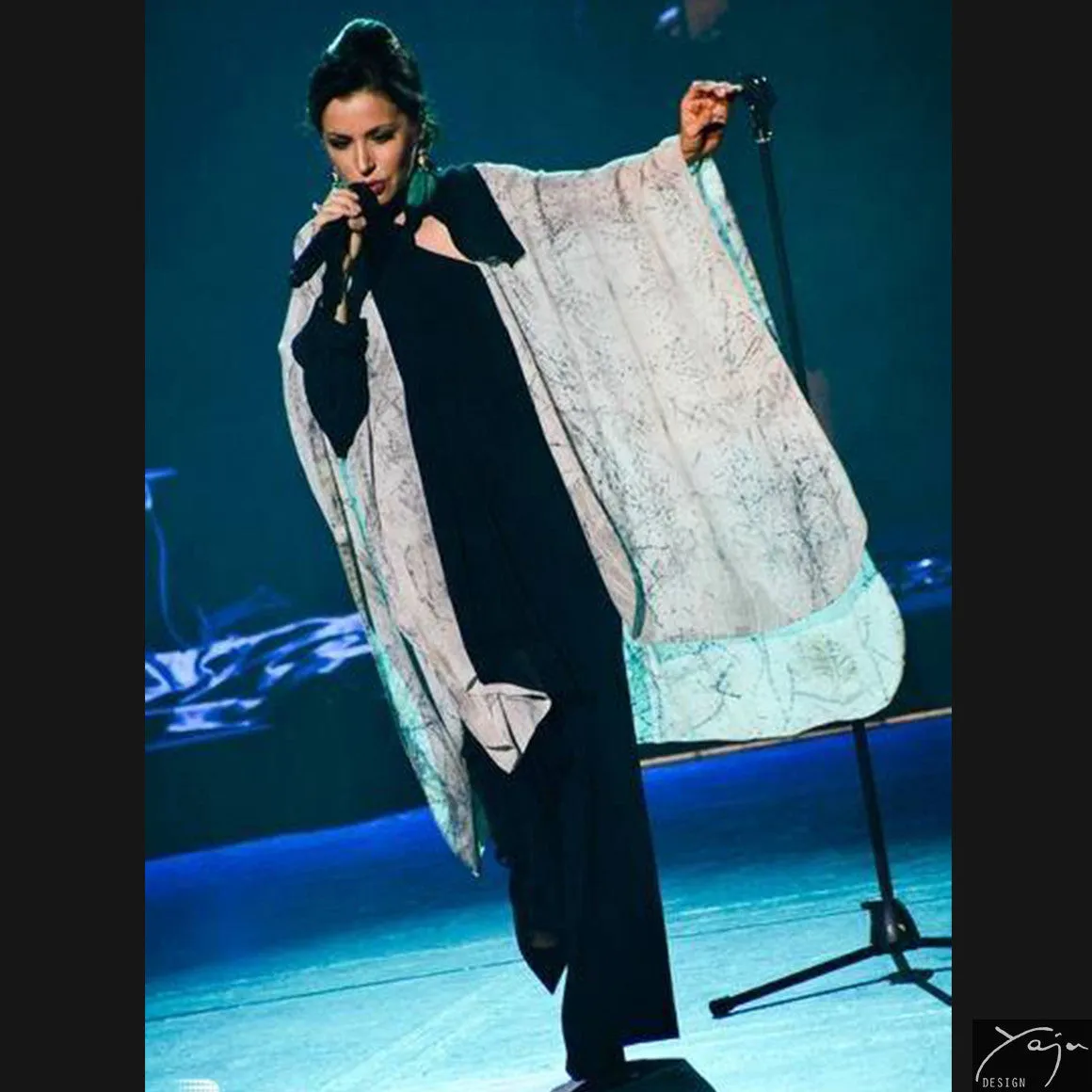 'Oriental Garden' - Silk Cape No.6