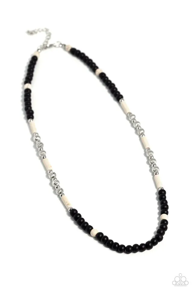 Paparazzi Necklace ~ Volcanic Valiance - White