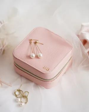 Personalised Jewellery Case - Blush