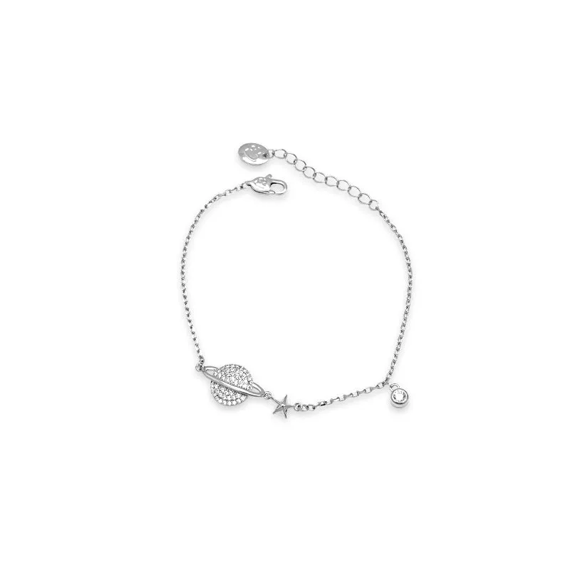 Planet Cubic Zirconia Bracelet