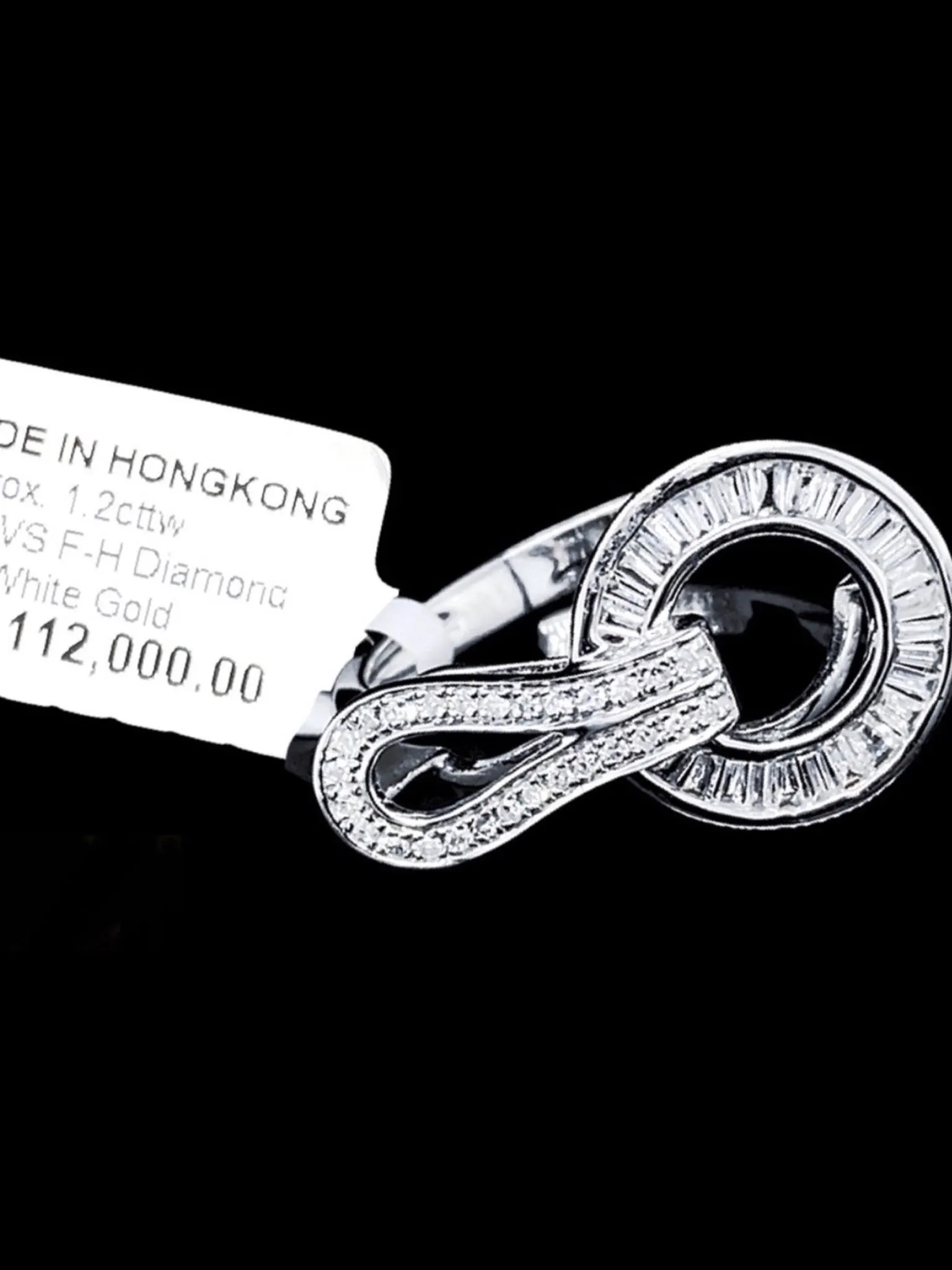 PREORDER | Belt Lock Deco Diamond Ring 14kt