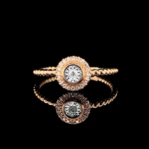 PREORDER | Rose Classic Round Diamond Ring 14kt