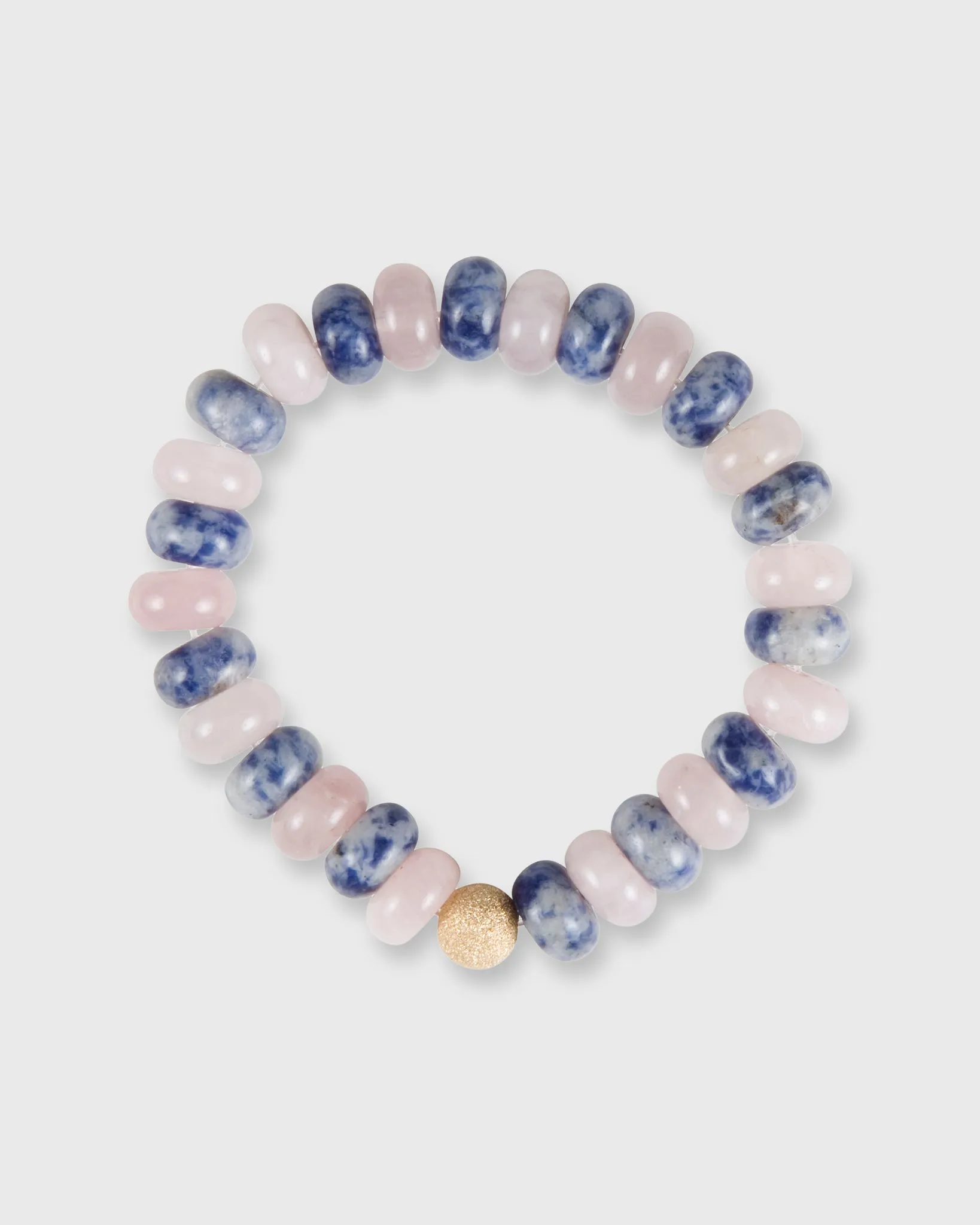 Semi Precious Beaded Bracelet in Tie Die