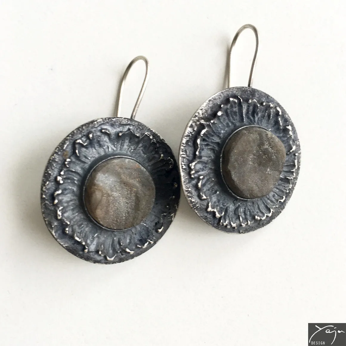 Silver & Chalcedony Earrings No.5