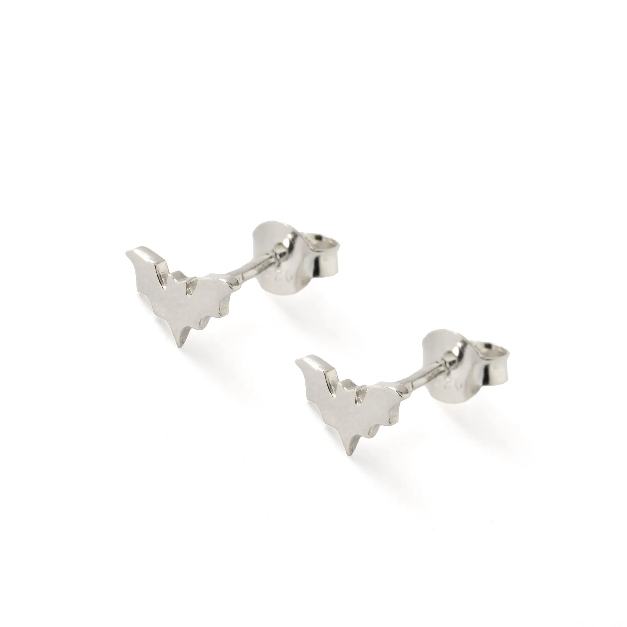 Silver Bat Studs