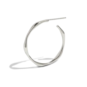 THE COCO HOOP - sterling silver