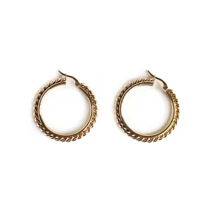 Twist Hoop Earrings