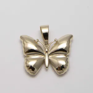 Women's Butterfly Pendant 10K Yellow Gold